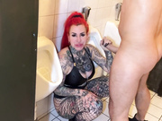 Cat-Coxx - Fucked in restroom in bar